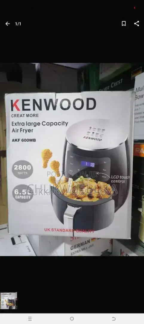 Kenwood Air Fryer Extra Large Capacity
