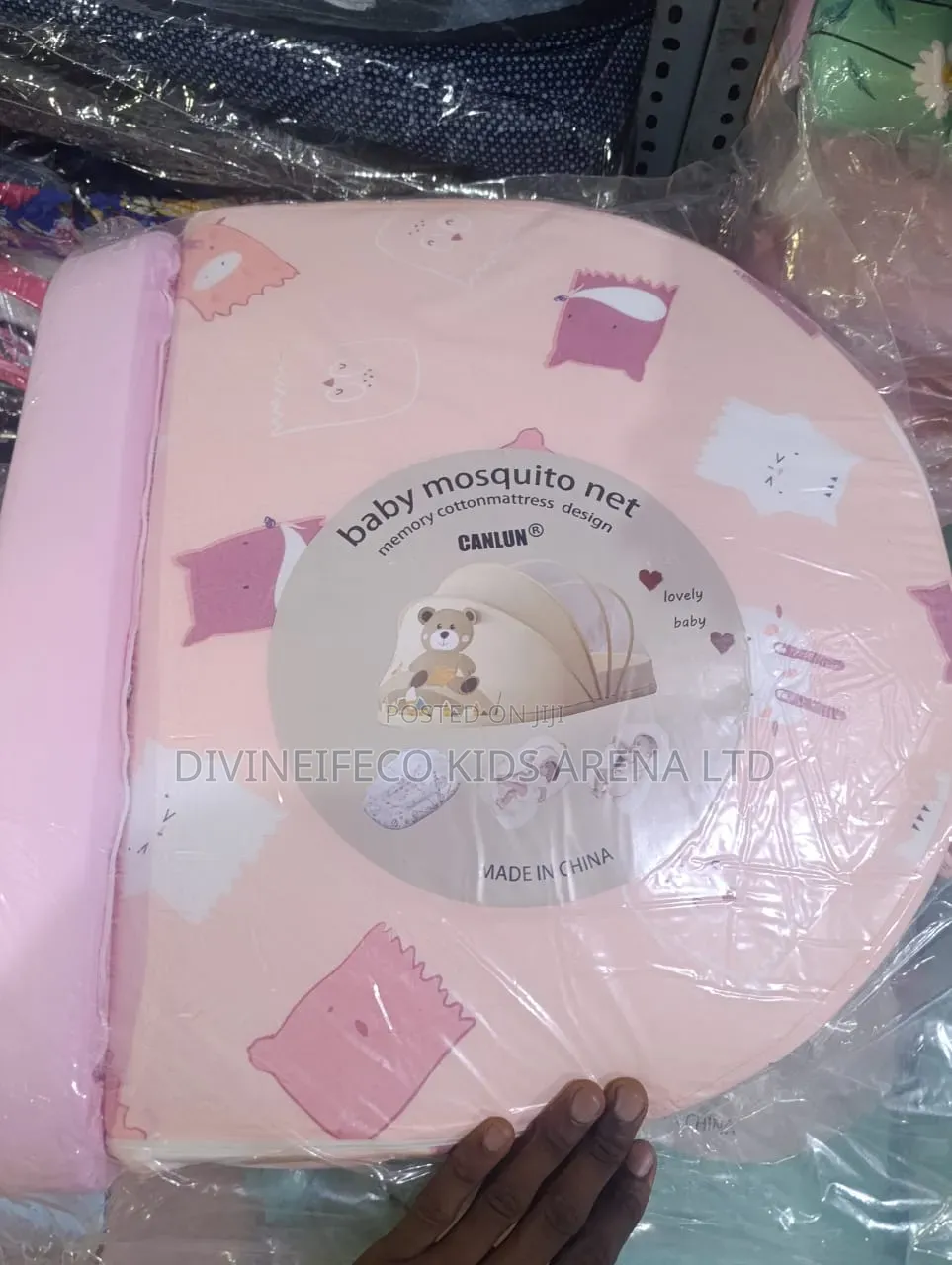 Foldable Baby Mosquito Net Bed With Memory Foam Mattress