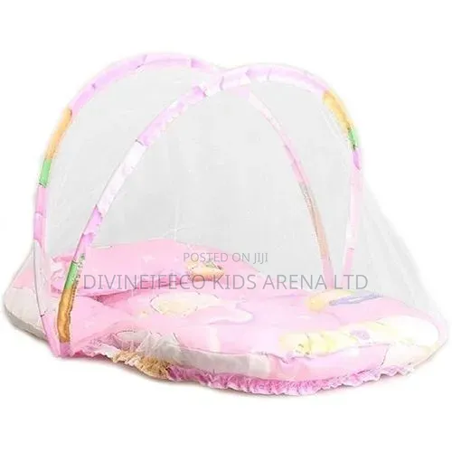 Foldable Baby Mosquito Net Bed With Memory Foam Mattress