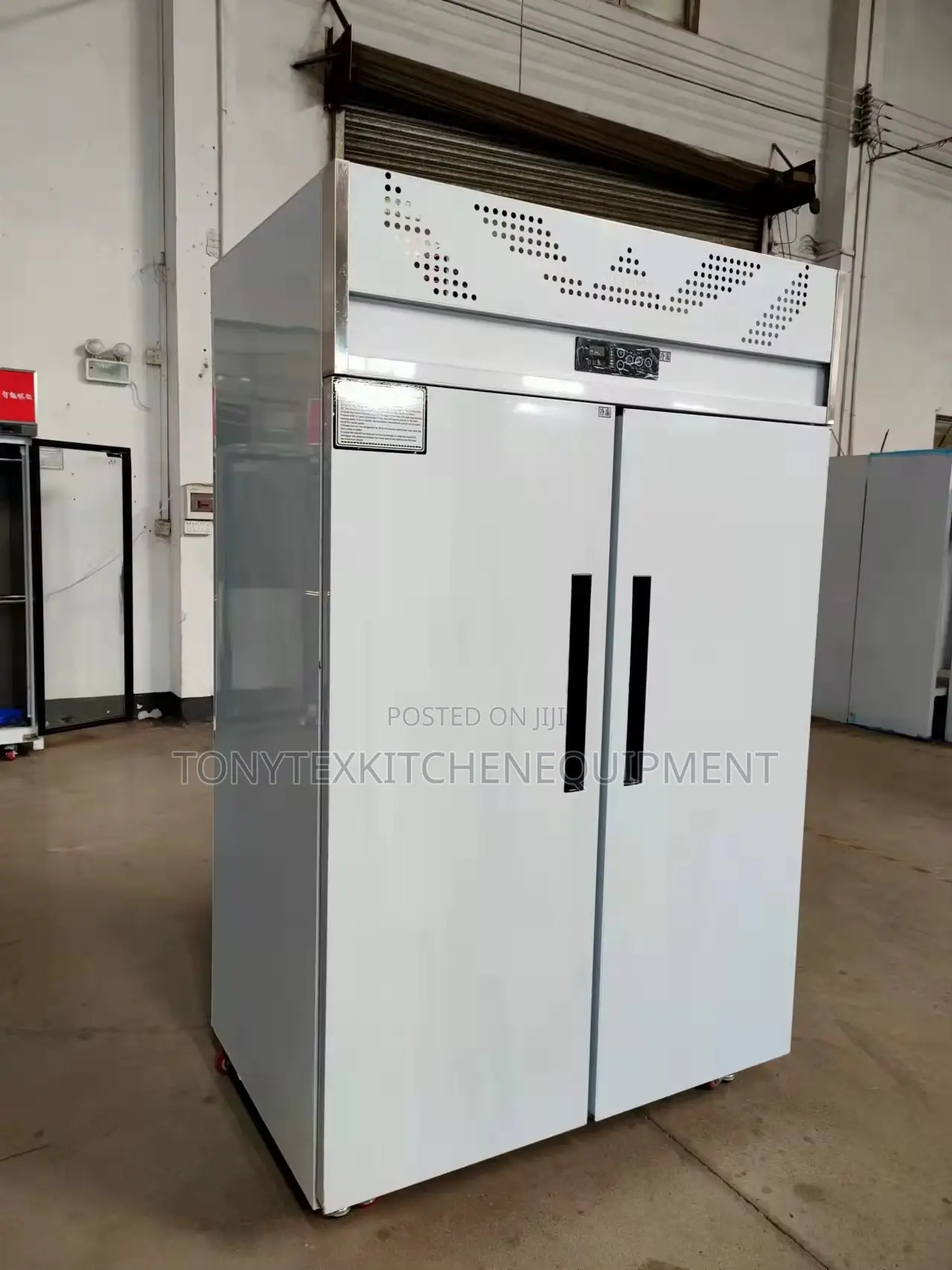 Commercial Double Door Stainless Steel Industrial Refrigerator