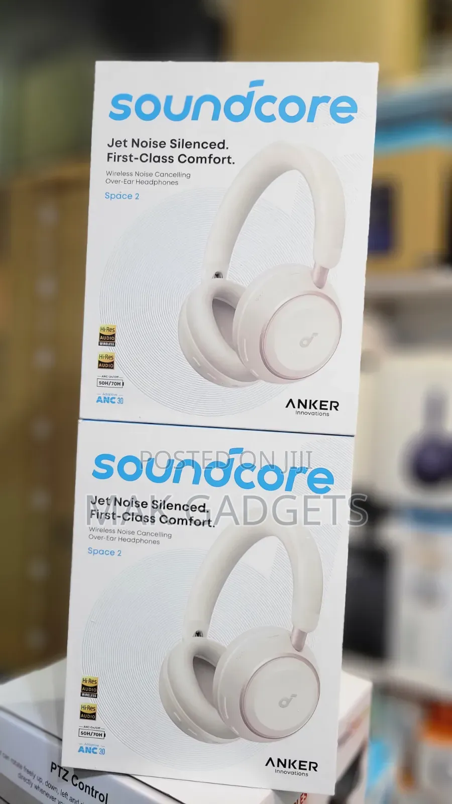 Soundcore Space 2 by Anker, Active Noise Cancelling Headphones