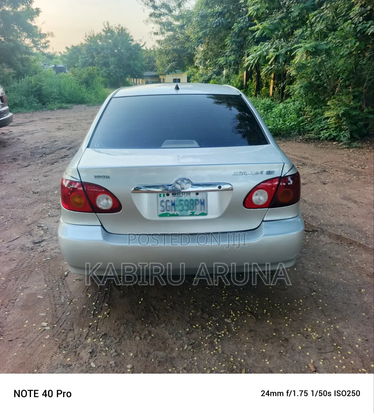Toyota Corolla 2003 Silver
