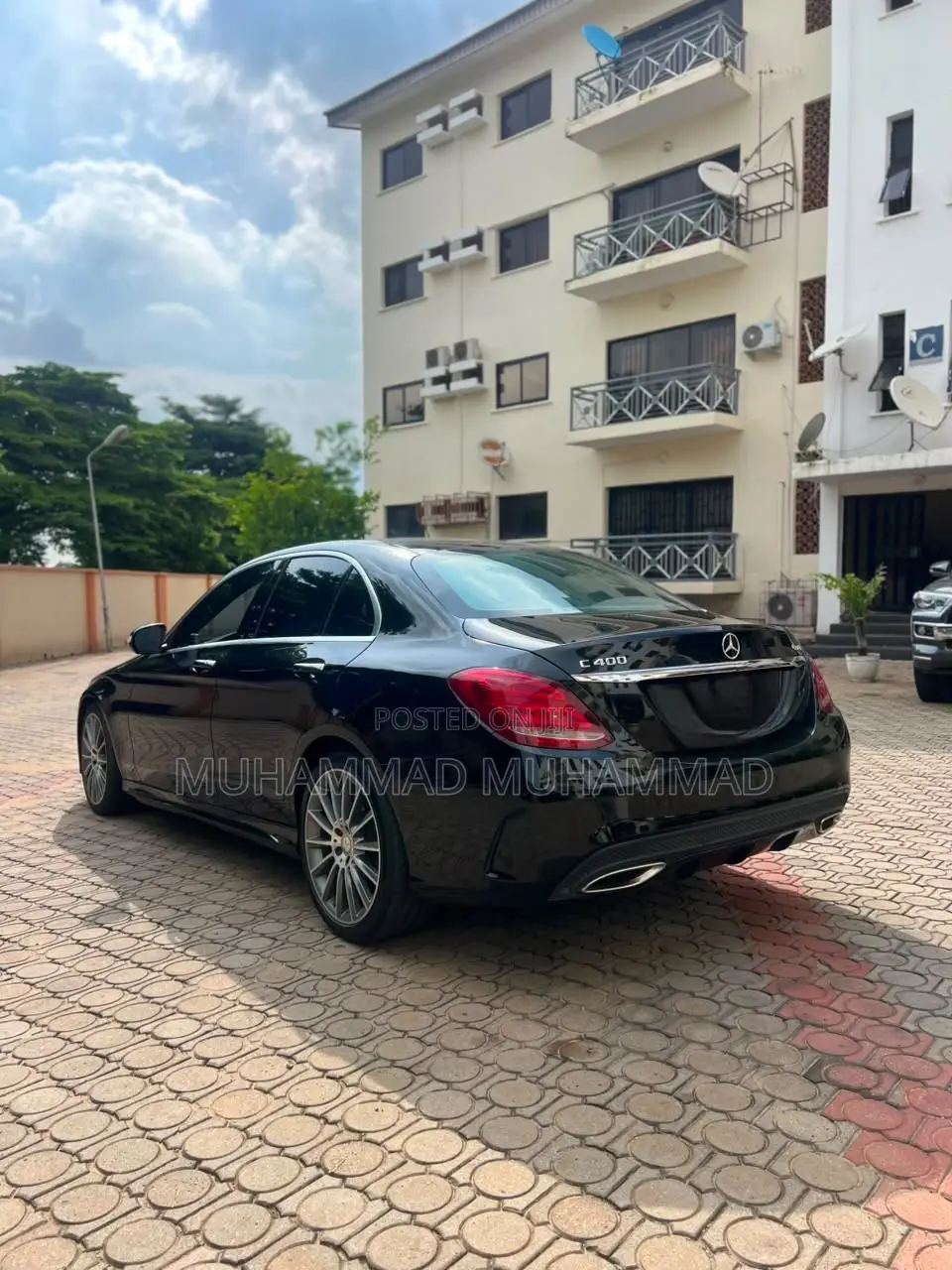 Mercedes-Benz C400 4Matic AWD Sedan (3.0L V6 7A) 2015 Black