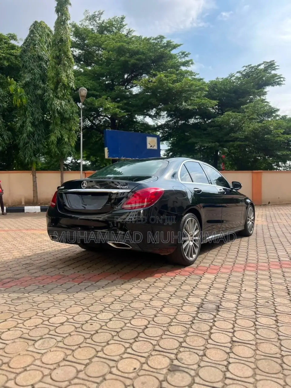 Mercedes-Benz C400 4Matic AWD Sedan (3.0L V6 7A) 2015 Black
