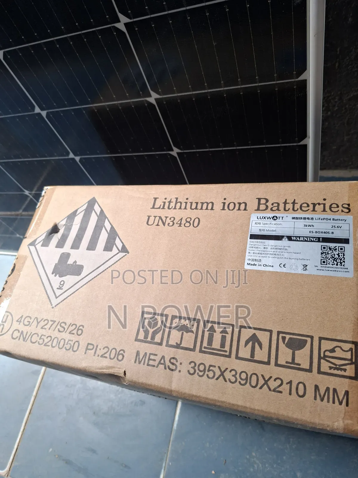 Luxwatt Solar 3kwh/24v Lithium Battery