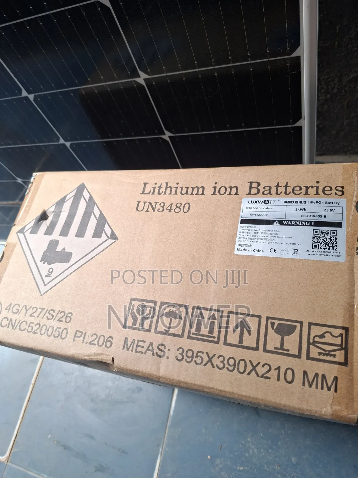 Luxwatt Solar 3kwh 24v Lithium Battery