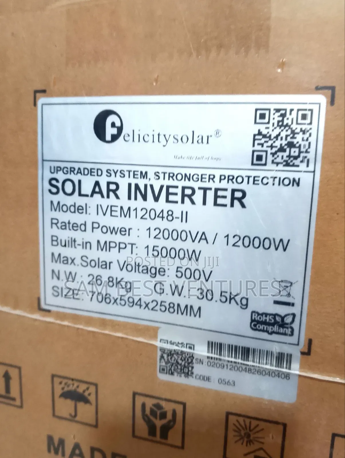 12kva 48v Felicity Solar Ivem Inverter