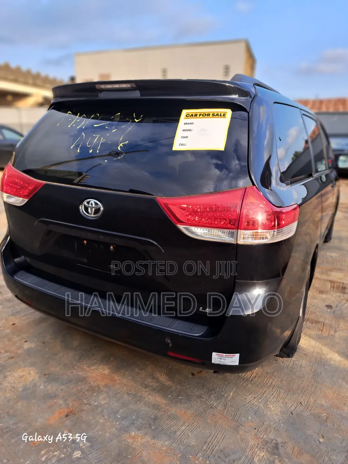 Toyota Sienna LE 7 Passenger Mobility 2011 Black