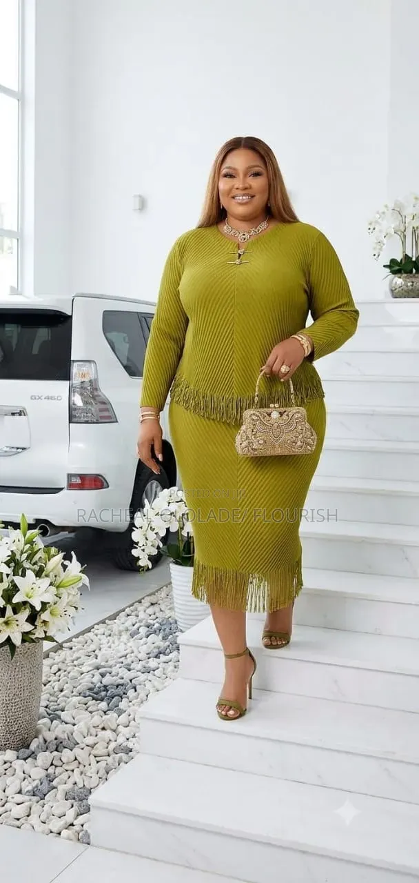 Elegant Miyaki Skirt and Blouse