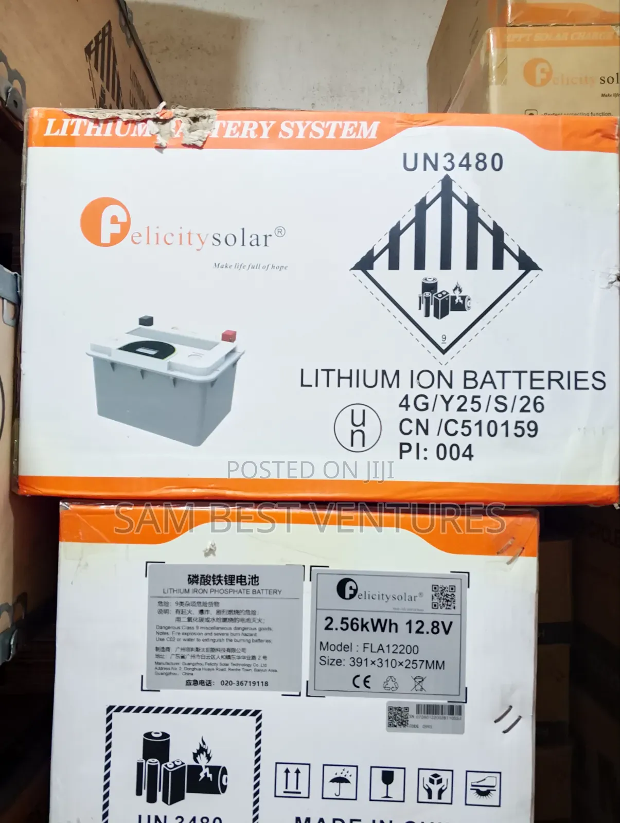 2.5kwh 12v Felicity Solar Lithium Battery