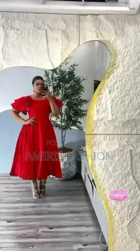 Beautiful Flare Gown With Flare Sleeve