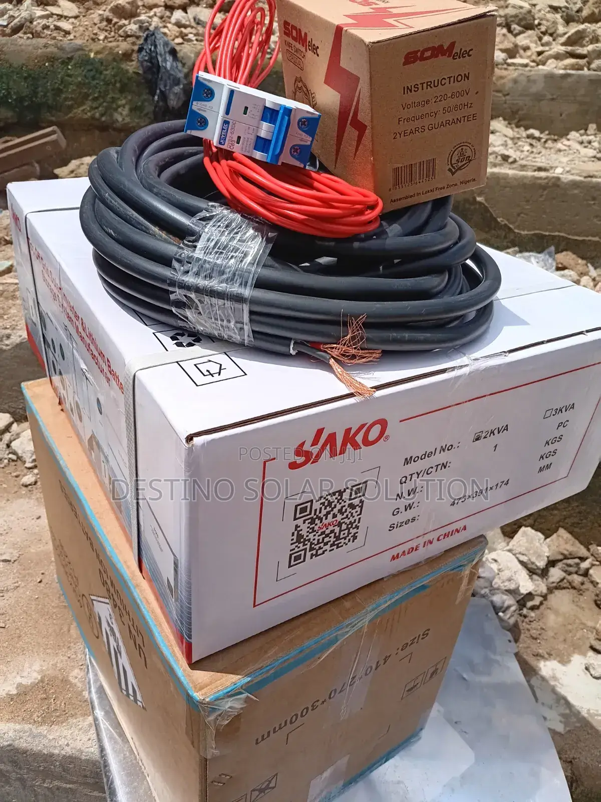 Total Package of Cworth Energy 2.5kw 12v and Sako 2kva Inverter Hybrid