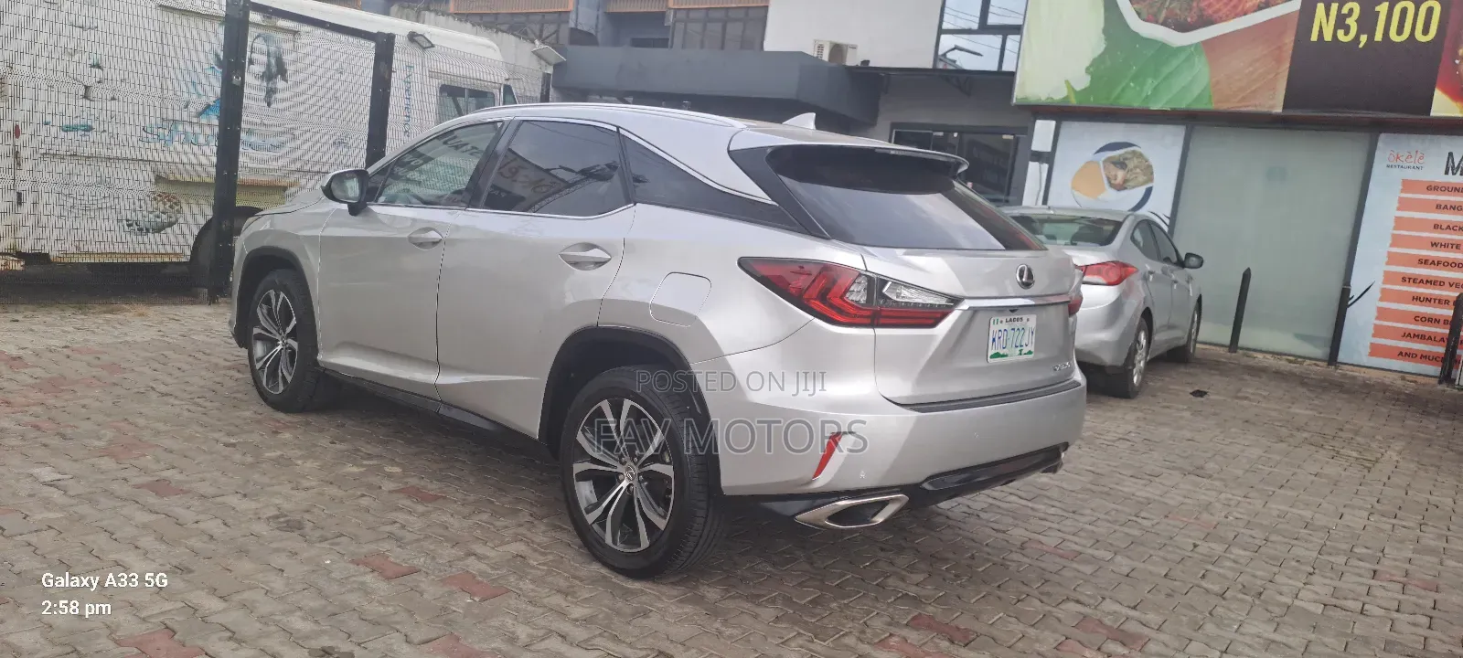 Lexus RX 350 FWD 2016 Silver