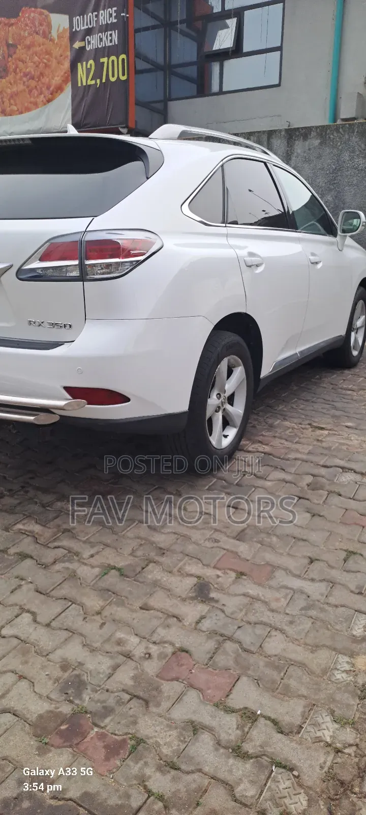 Lexus RX 350 FWD 2013 White