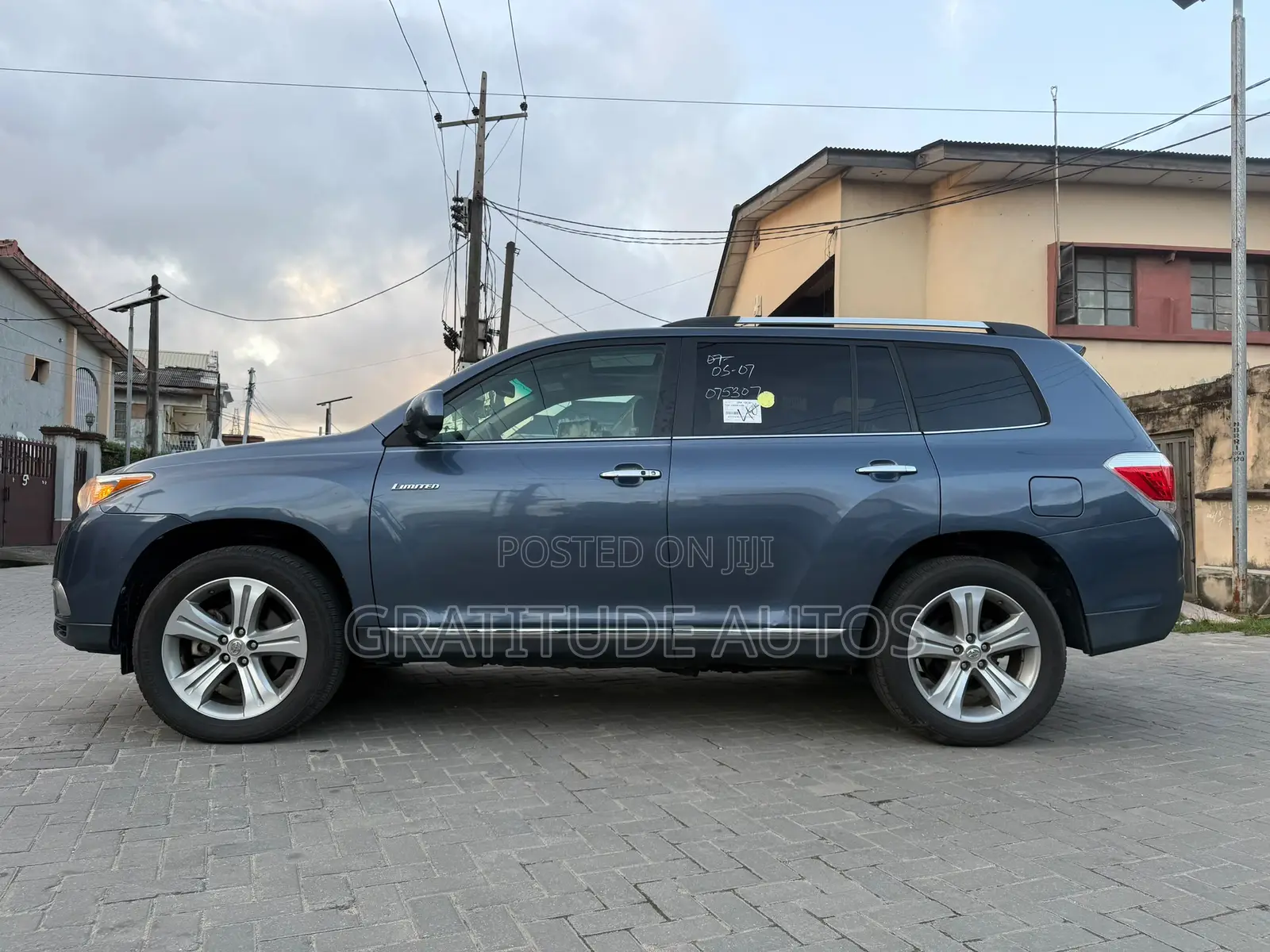 Toyota Highlander Limited 2012 Blue