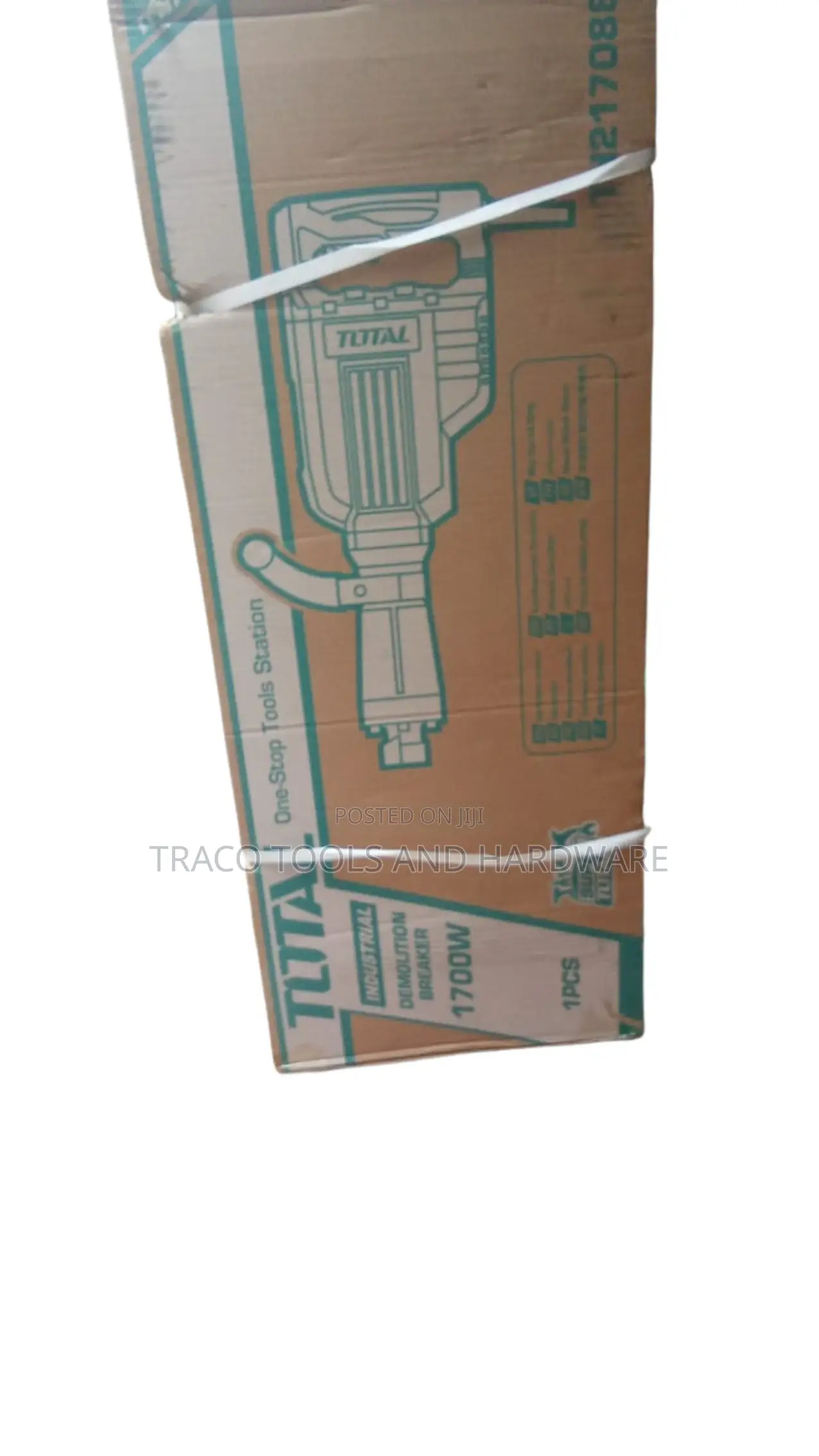 Total Tools Industrial 1700w Demolition Breaker Jack Hammer, Th217088.