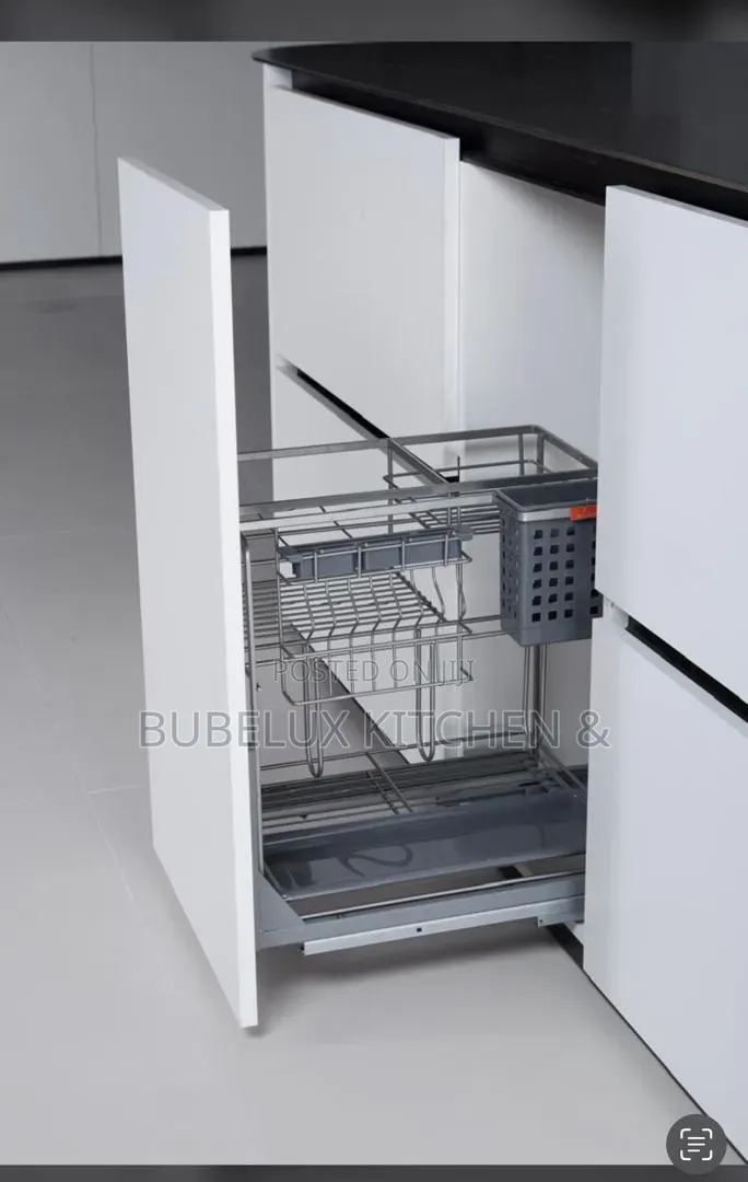 Premium Pull-Out Kitchen Storage Basket|Space-Saving Cabinet Organizer