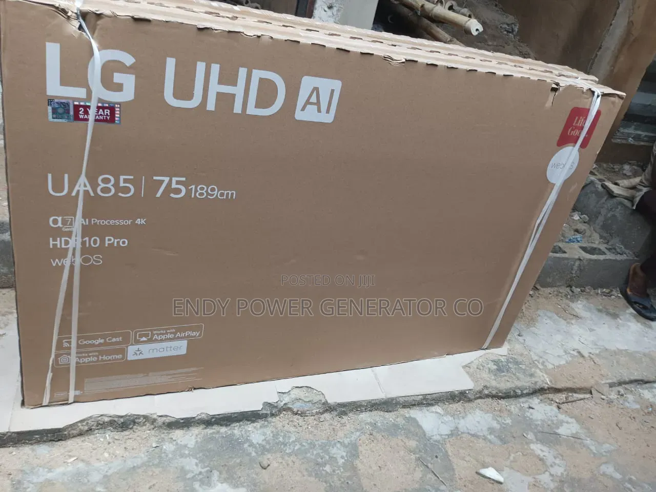 Original Complete 75inches Lg Television With 2yrs Warranty