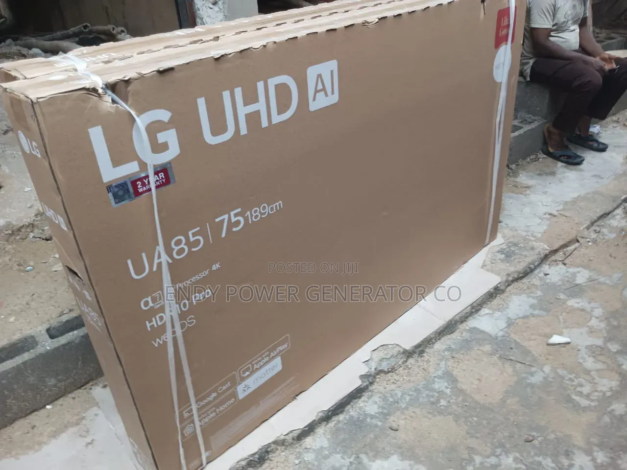 75inches Smart Television With 2yrs Warranty