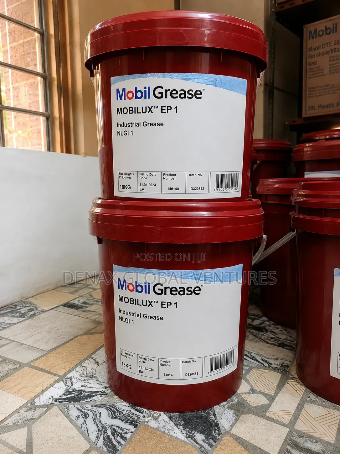 Mobil Mobilux Ep1 Industrial Grease 18kg