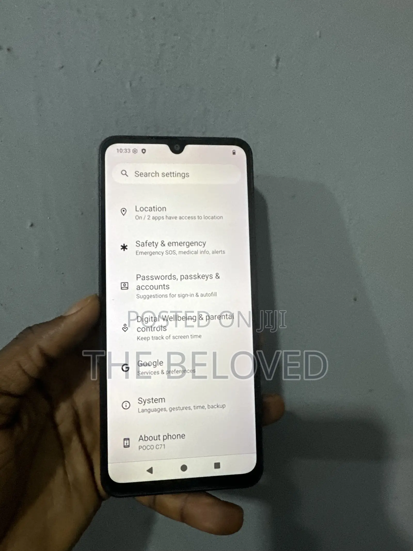 Xiaomi Poco C71 128 GB Black