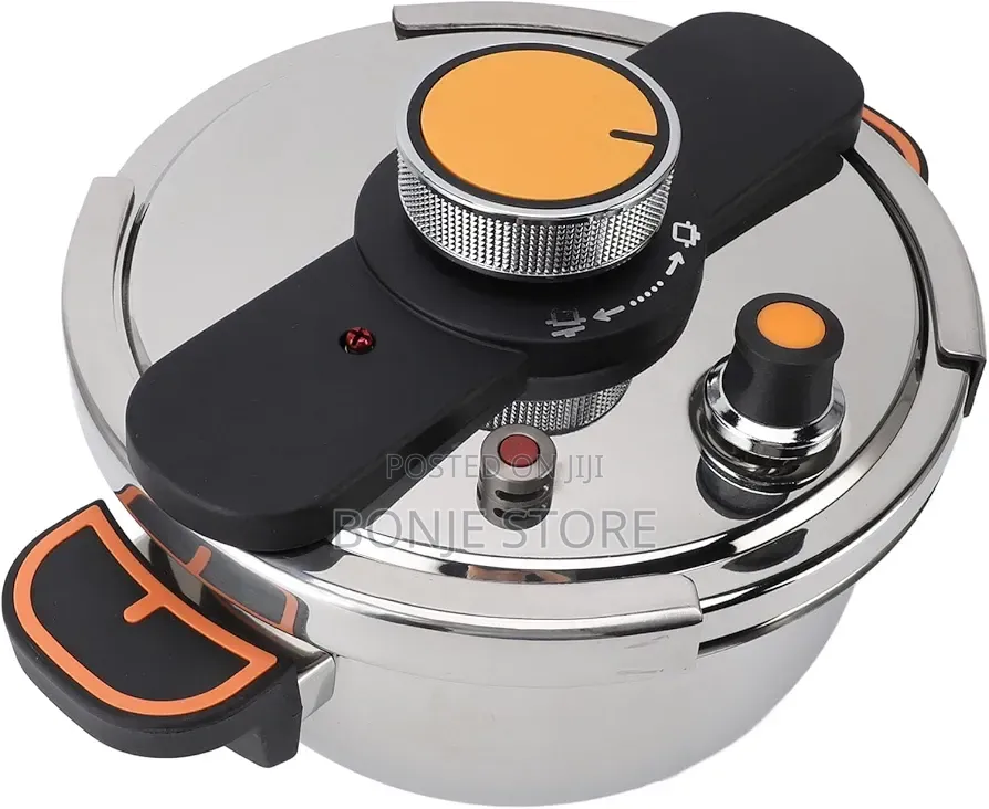 8 Litres Pressure Cooker Stainless Steel Fast Even Heating Pot