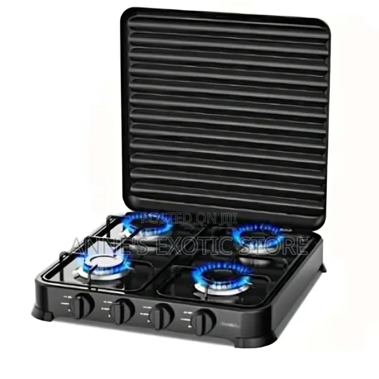 Sokany Sk-6004 4-Burner Tabletop Gas Cooker With Auto Ignition