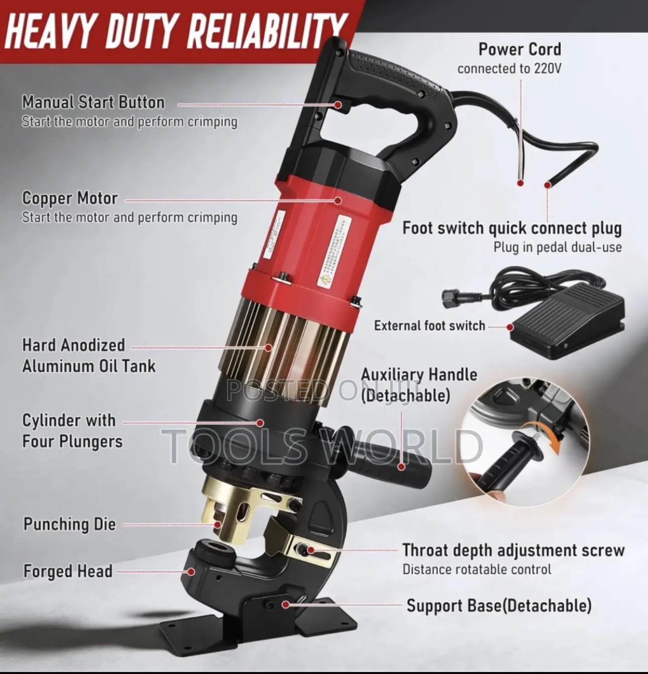 Electric Hydraulic Hole Puncher
