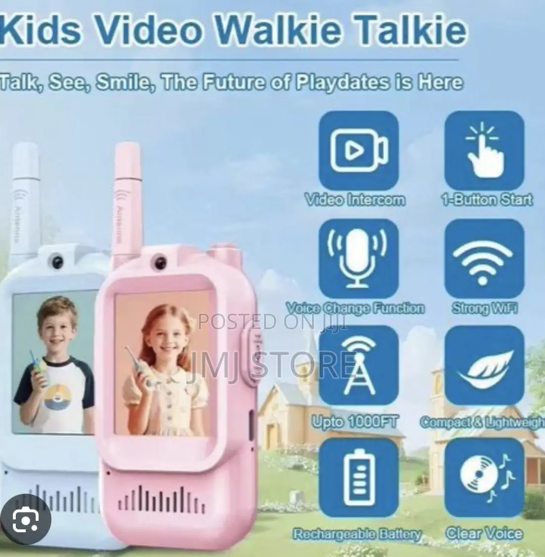 Generic Kids Video Walkie Talkie Rechargeable