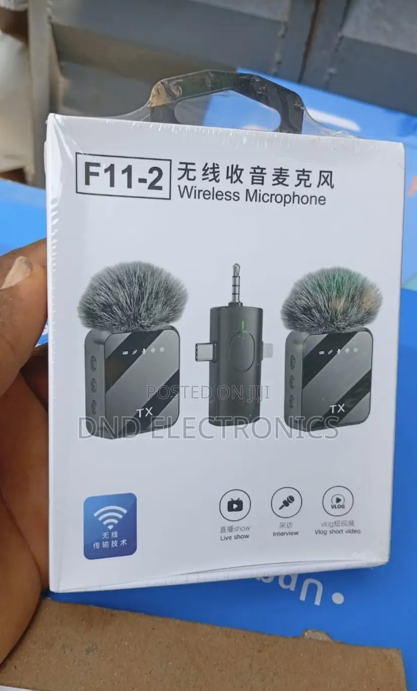 F11-2 Wireless Lavalier Microphone Kit