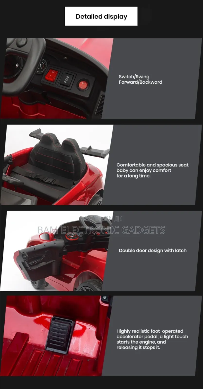 Children Electric Benz Toy Car