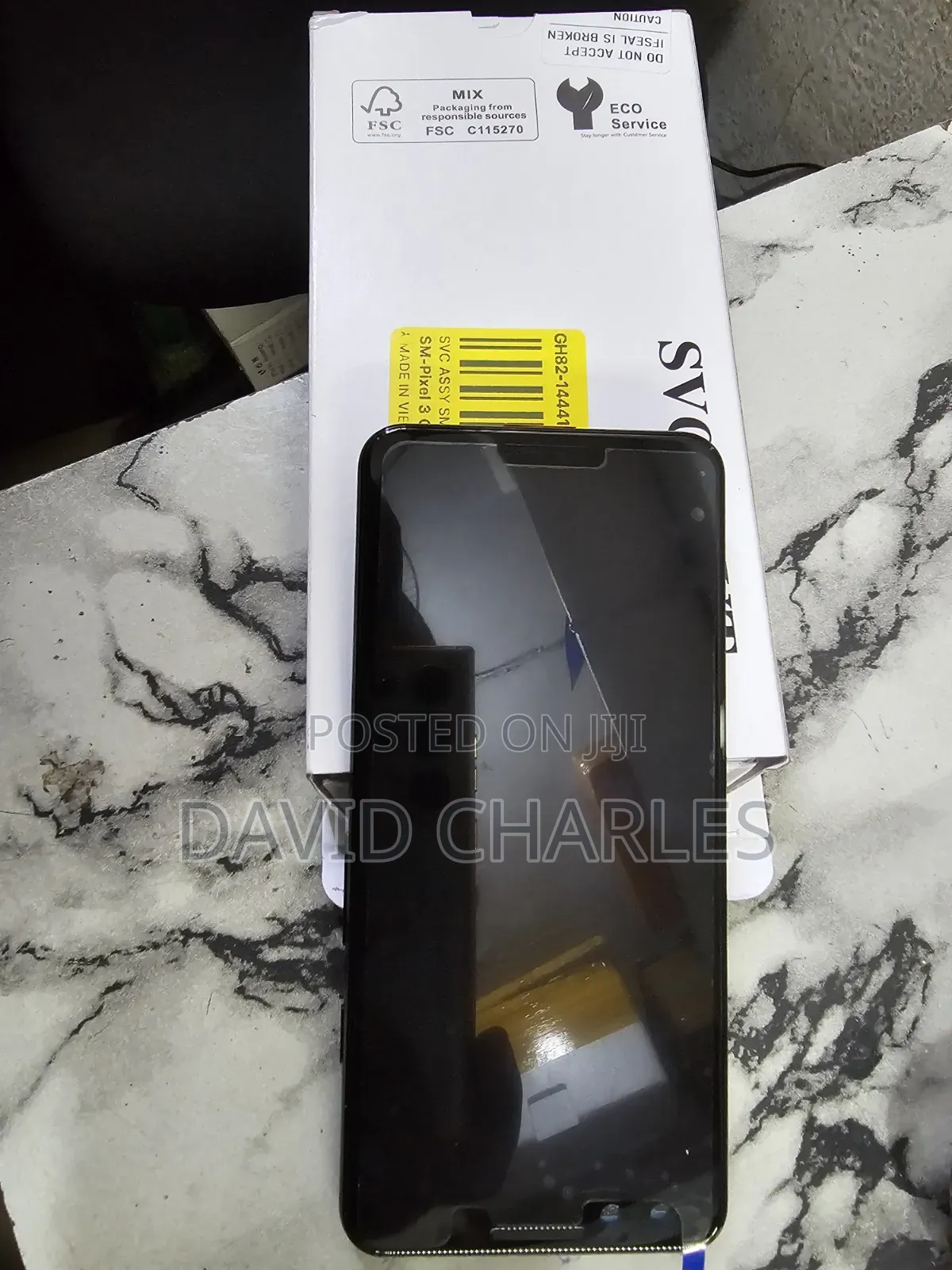 Pixel 3 Original Screen With Frame