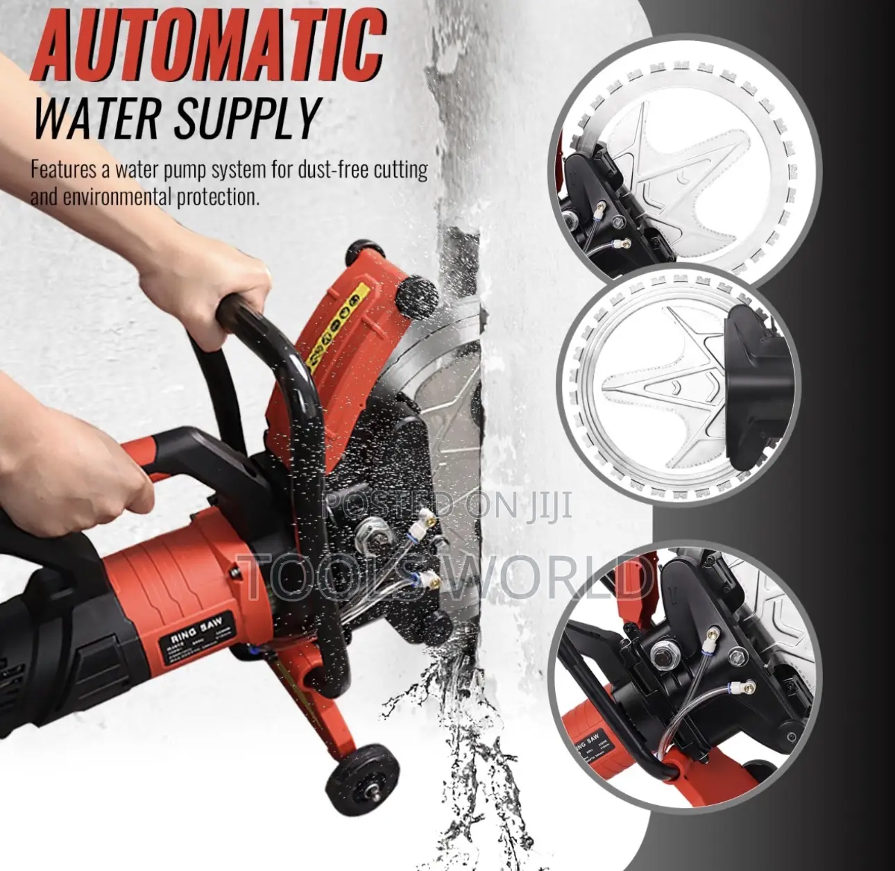 Brushless Electric Wall Cutting Saw – Concrete Metal Cutter