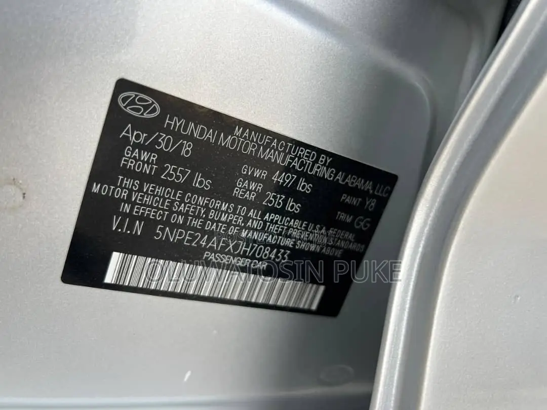 Hyundai Sonata 2018 Gray