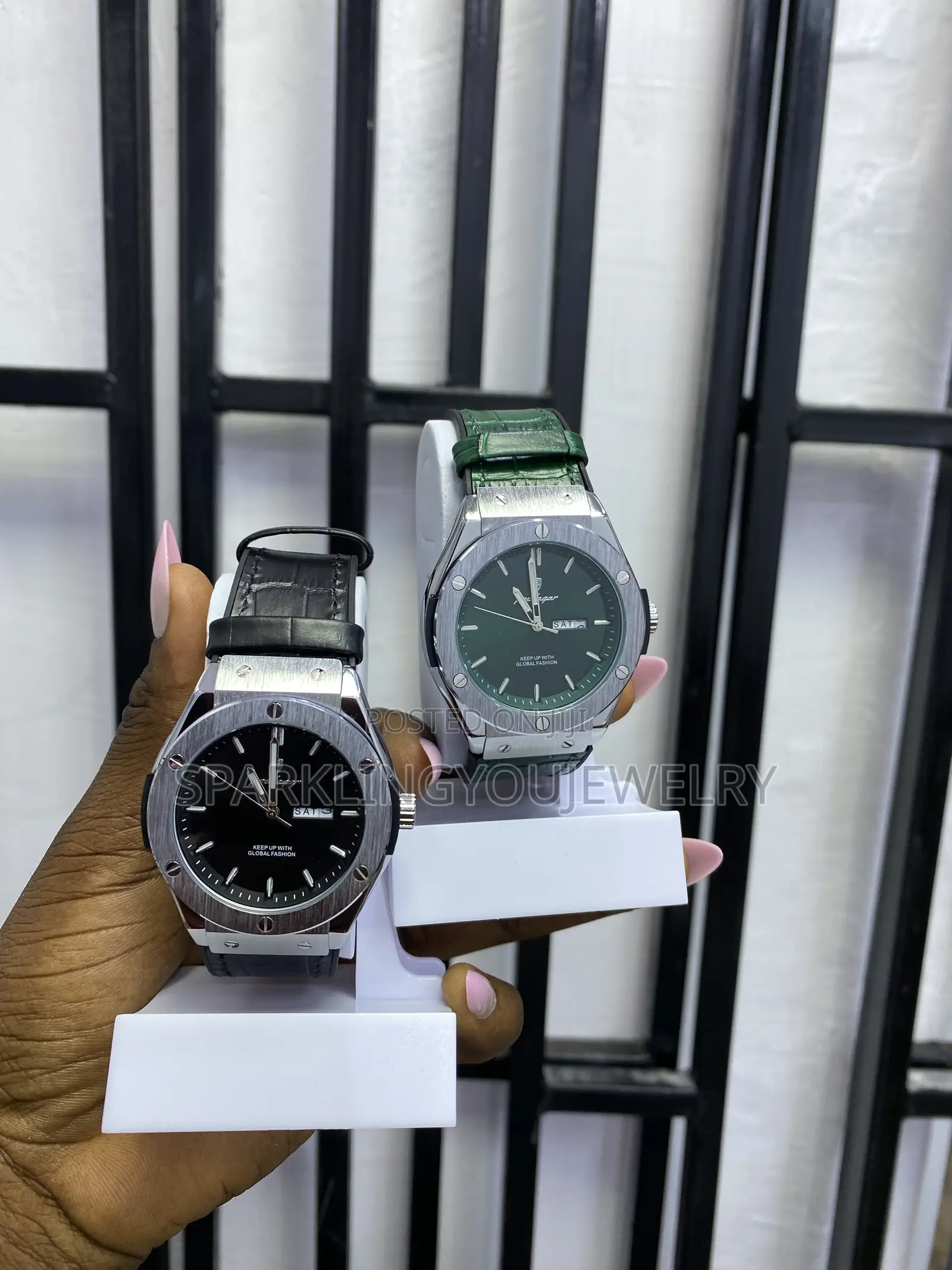 41mm Poedagar Leather Watch for Men