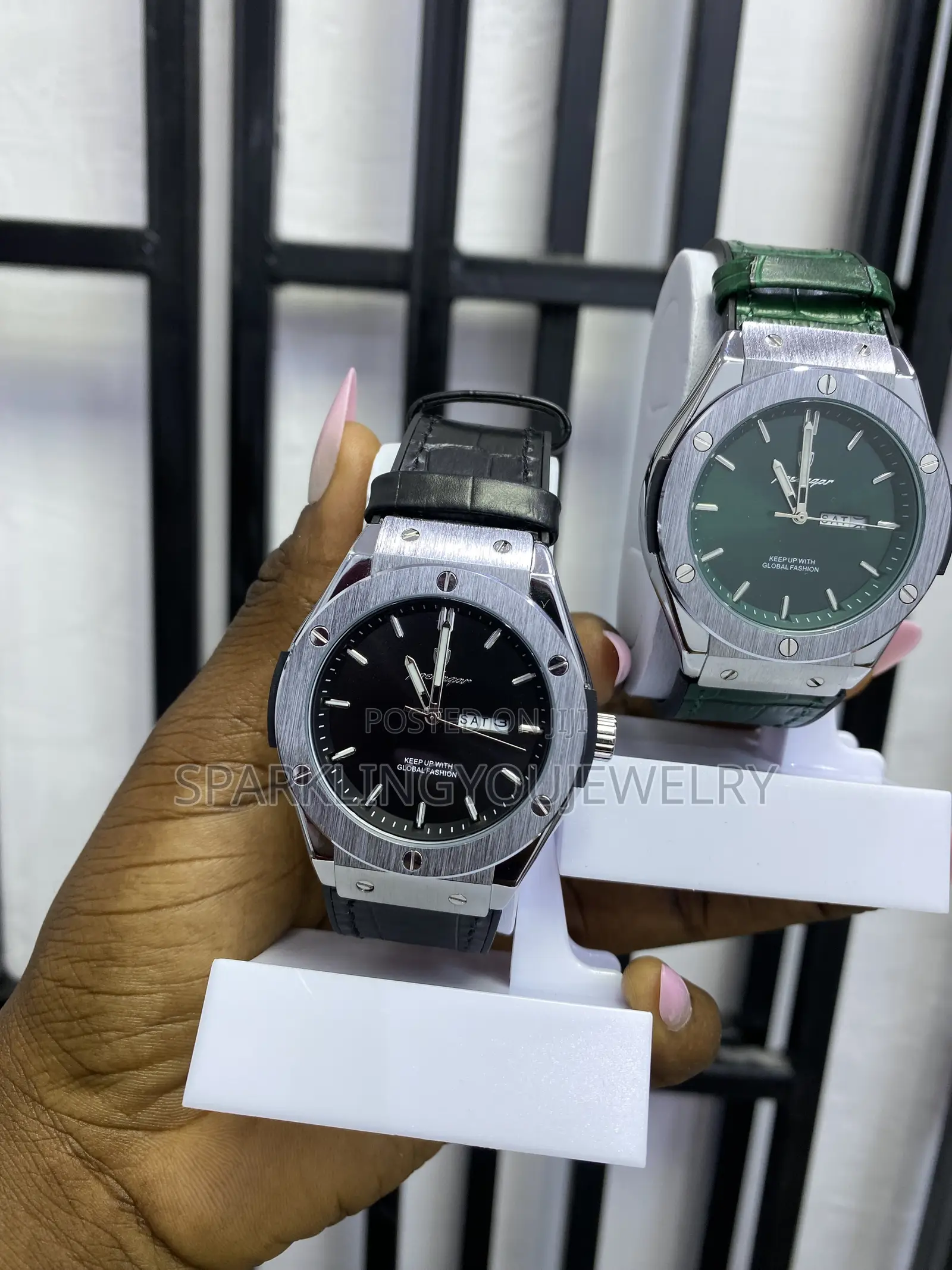 41mm Poedagar Leather Watch for Men