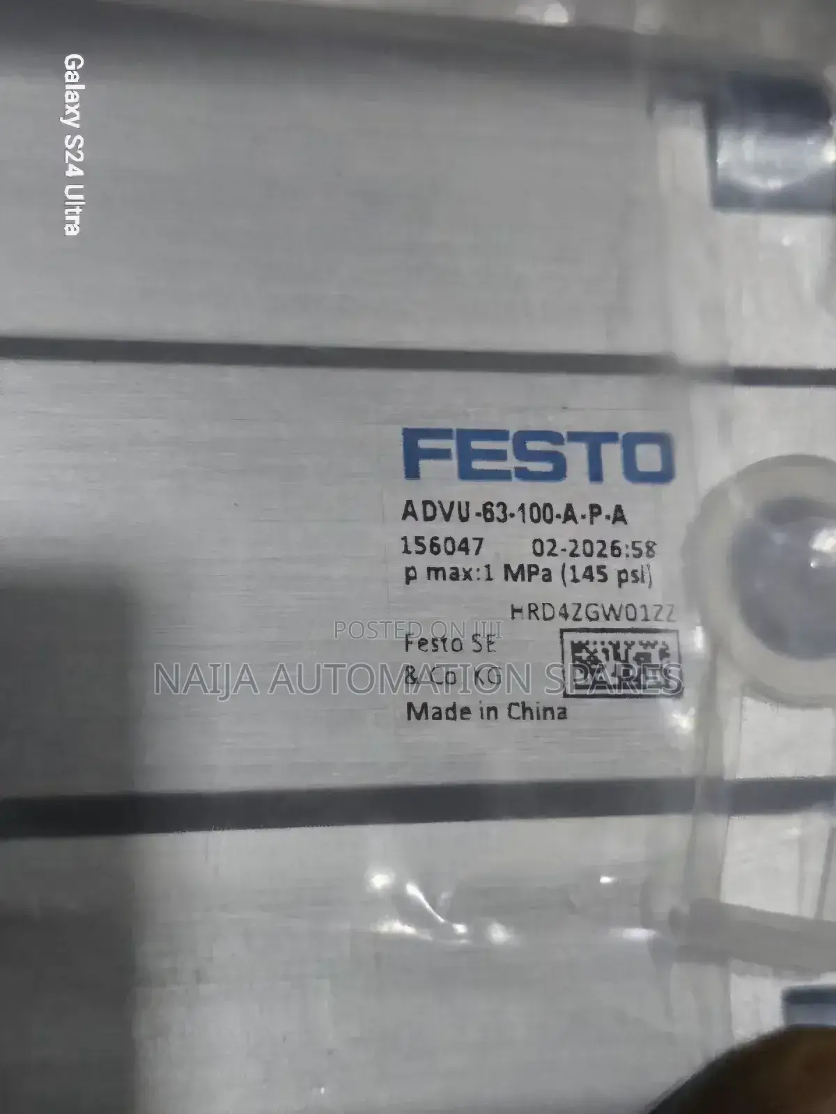 Advu-63-100-a-P-a | Festo Pneumatic Cylinder | 156047
