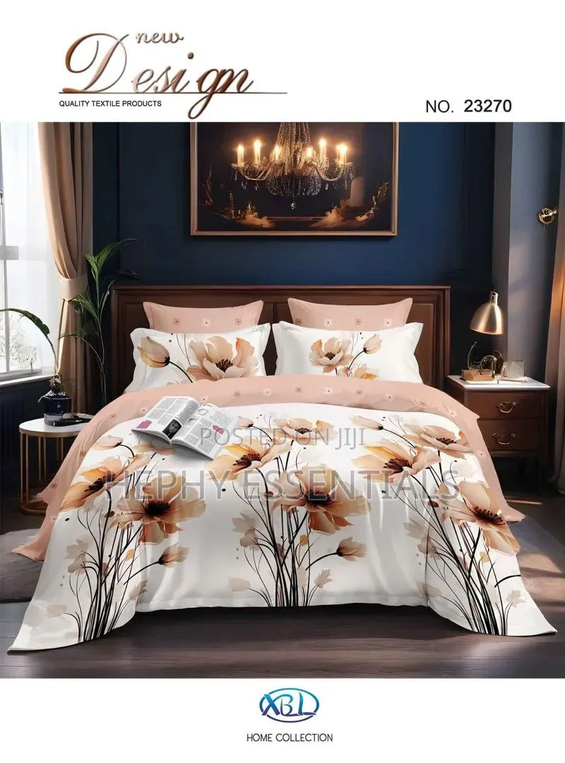 100% Pure Turkish Material Bedsheets Pillowscase and Duvet Set