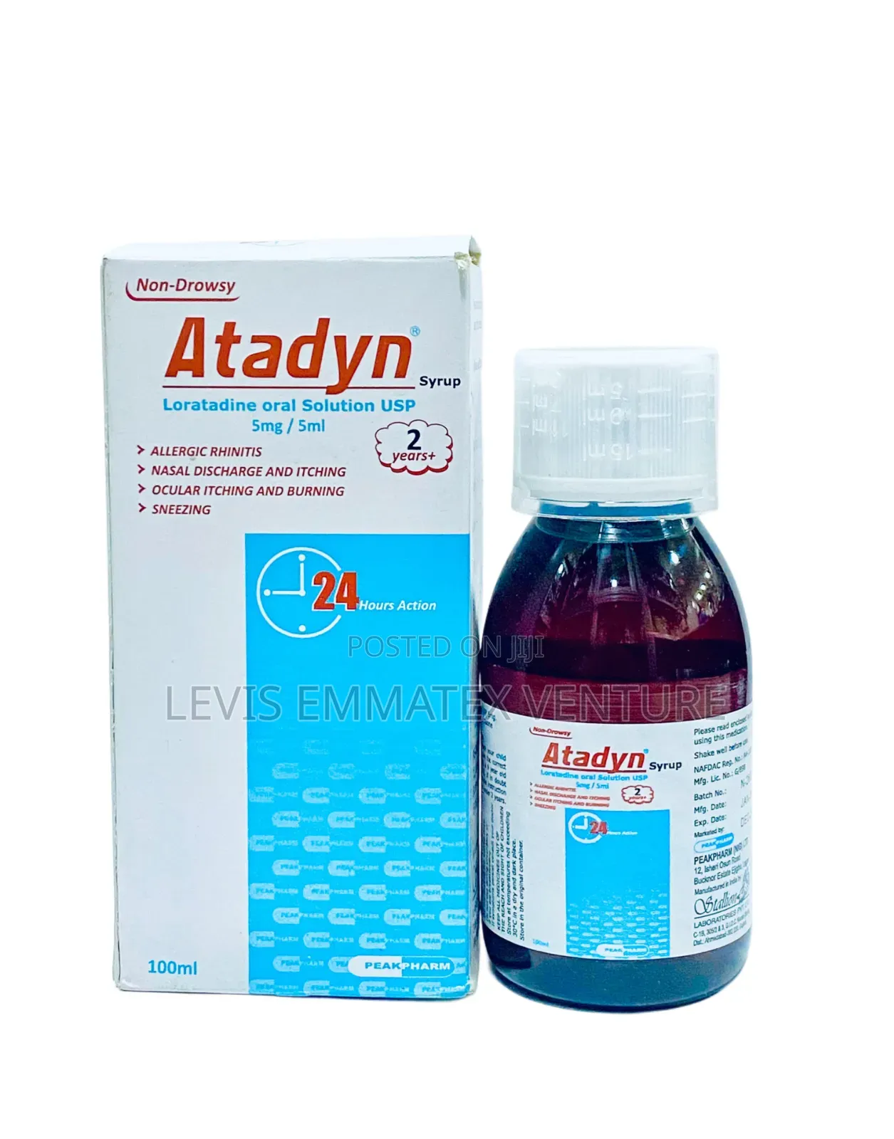 Atadyn Syrup (Loratadine) X100ml