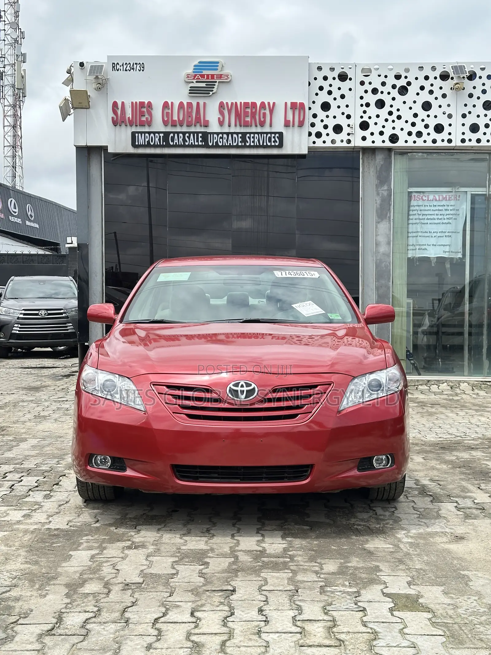 Toyota Camry LE 4dr Sedan (2.4L 4cyl 5A) 2007 Red