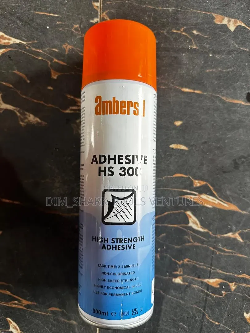 500ml Aerosol Can of Ambersil Hs 300 High Strength Adhesive