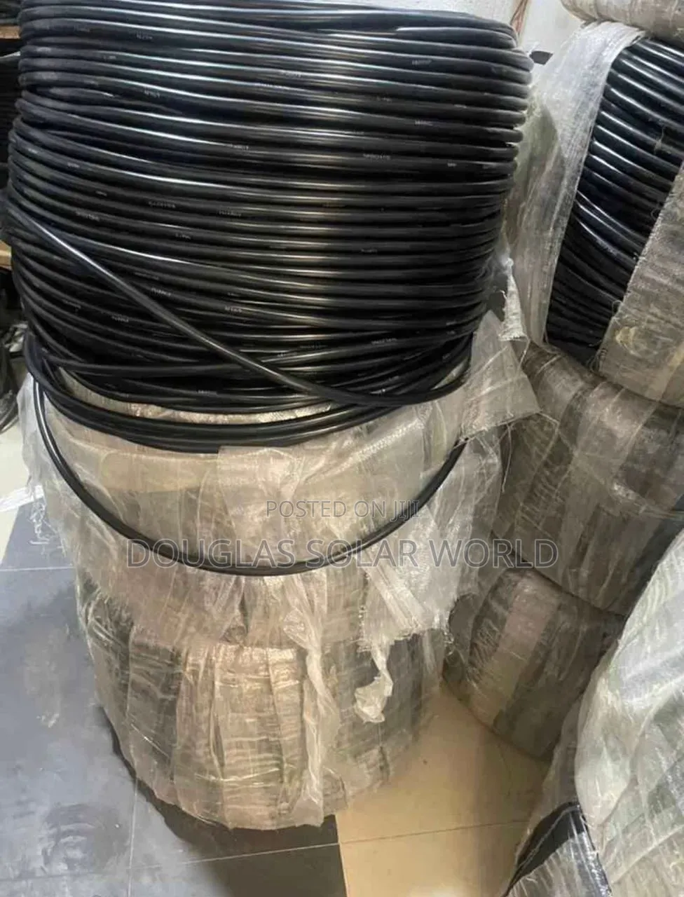 Solar Dc Cable 10mm2 Double Core 100m/Roll