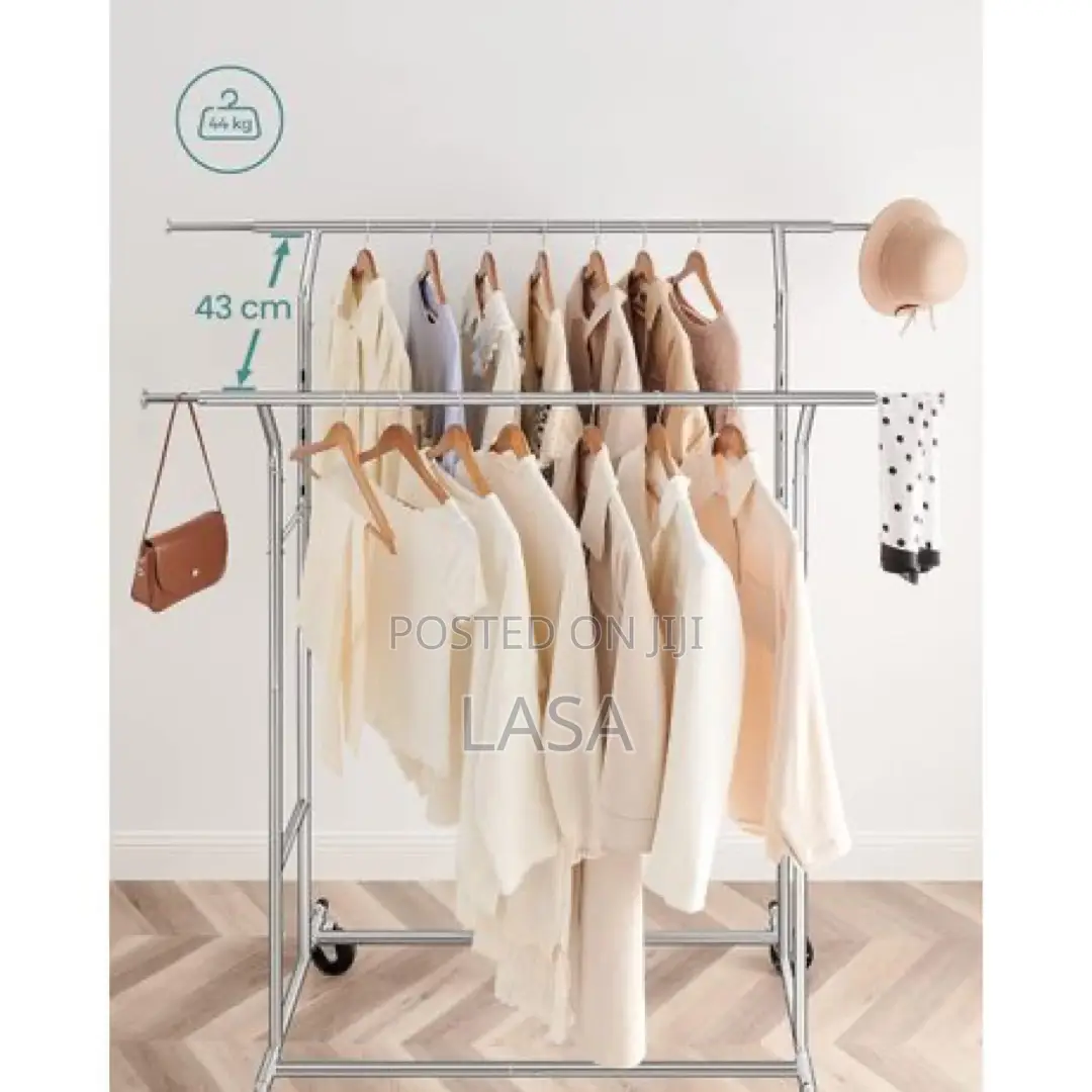 Dual Rail Heavy Duty Clothes Rack