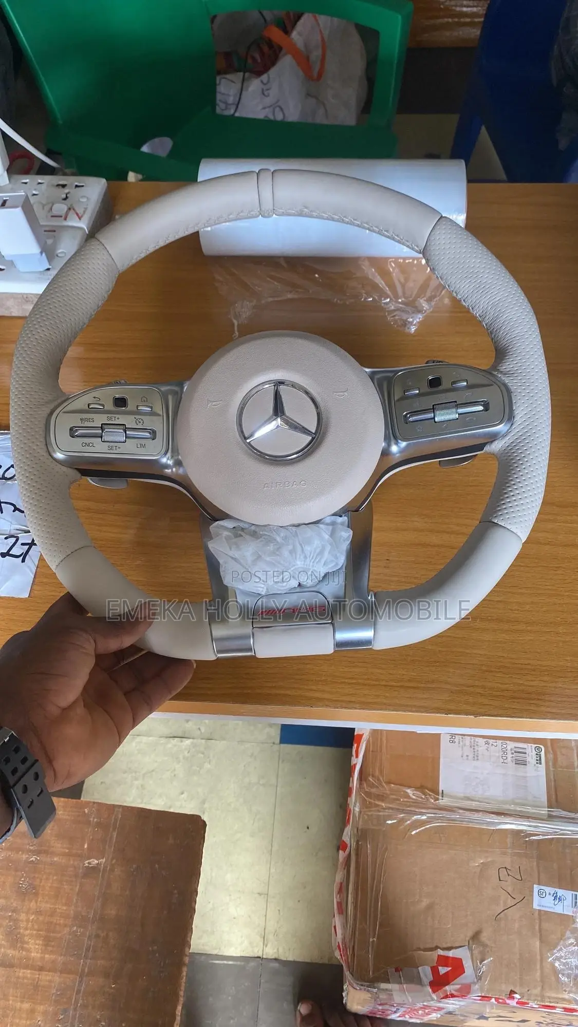 Mercedes-Benz Luxury Leather Steering Wheel Upgrade.