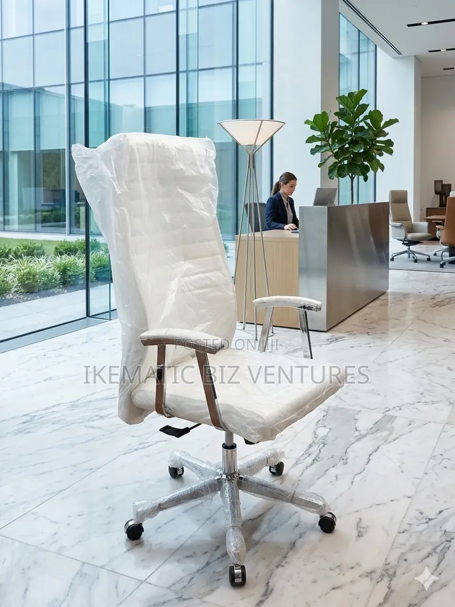 Executive White Office Chair