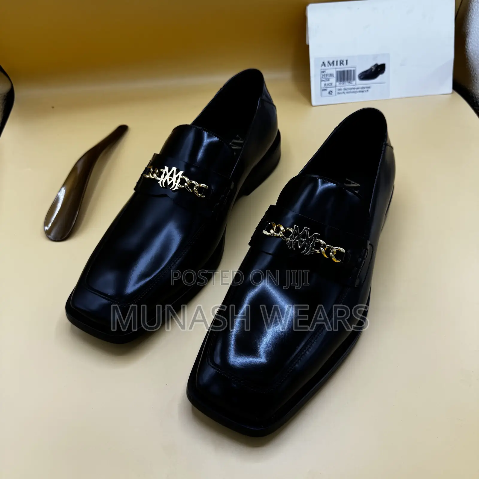 Italian Amiri Leather Shoe 40-46 Available