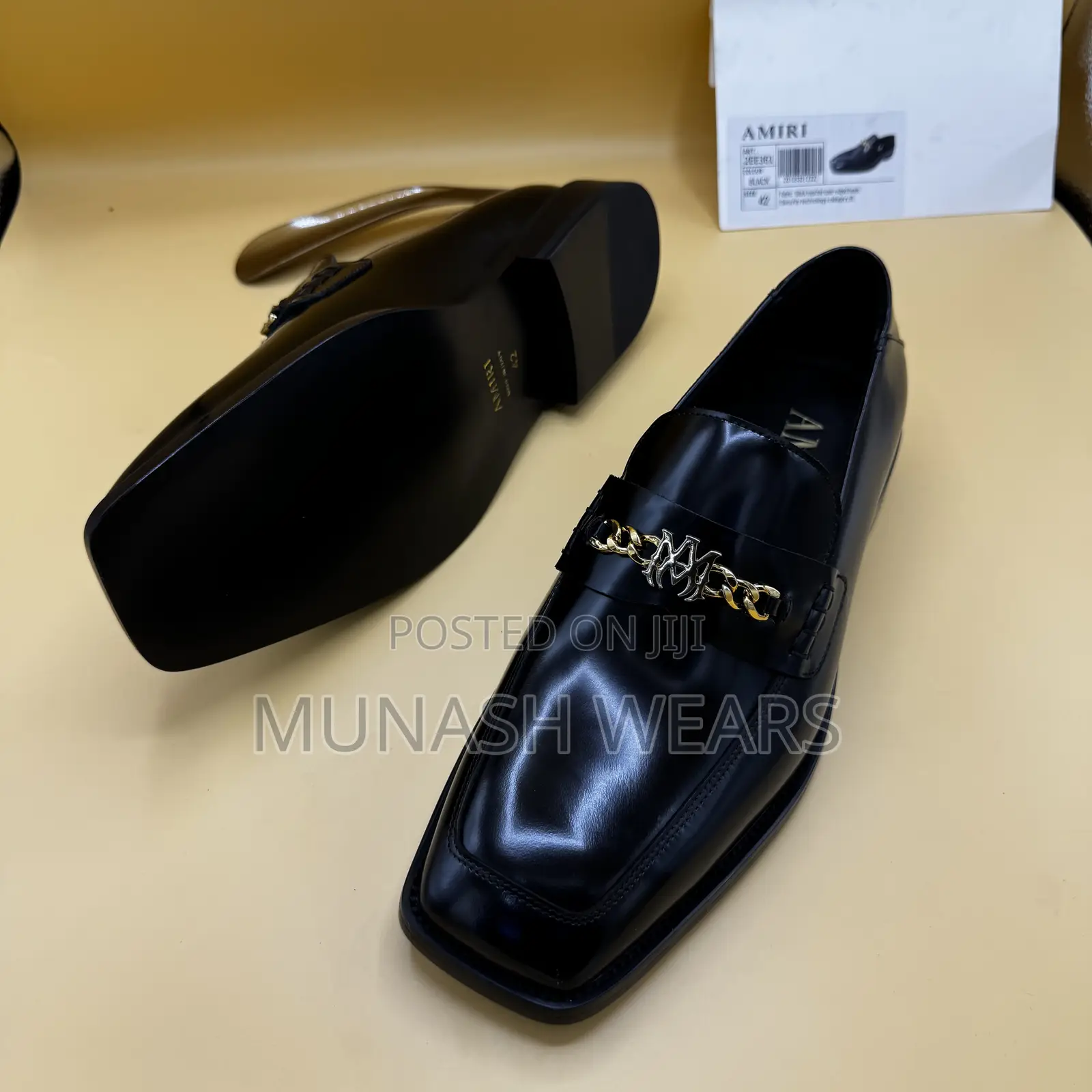 Italian Amiri Leather Shoe 40-46 Available