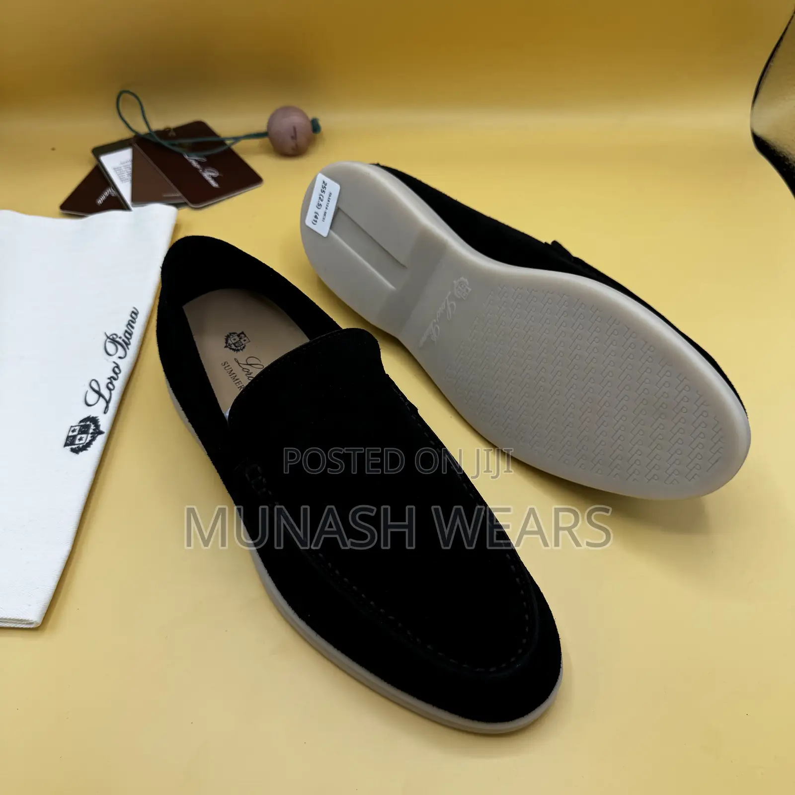 Loro Piani Loafers Available in Brown, Black 40-46 Size