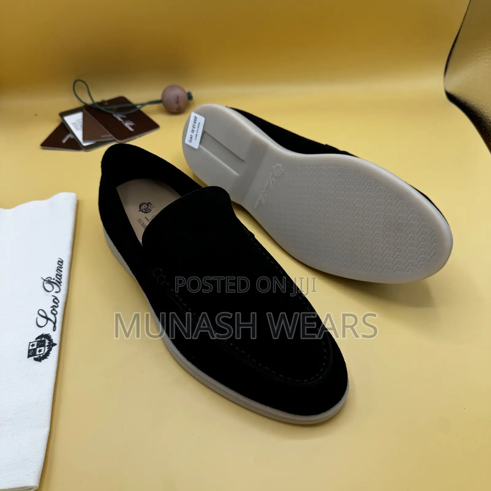 Loro Piani Loafers Available in Brown, Black 40-46 Size
