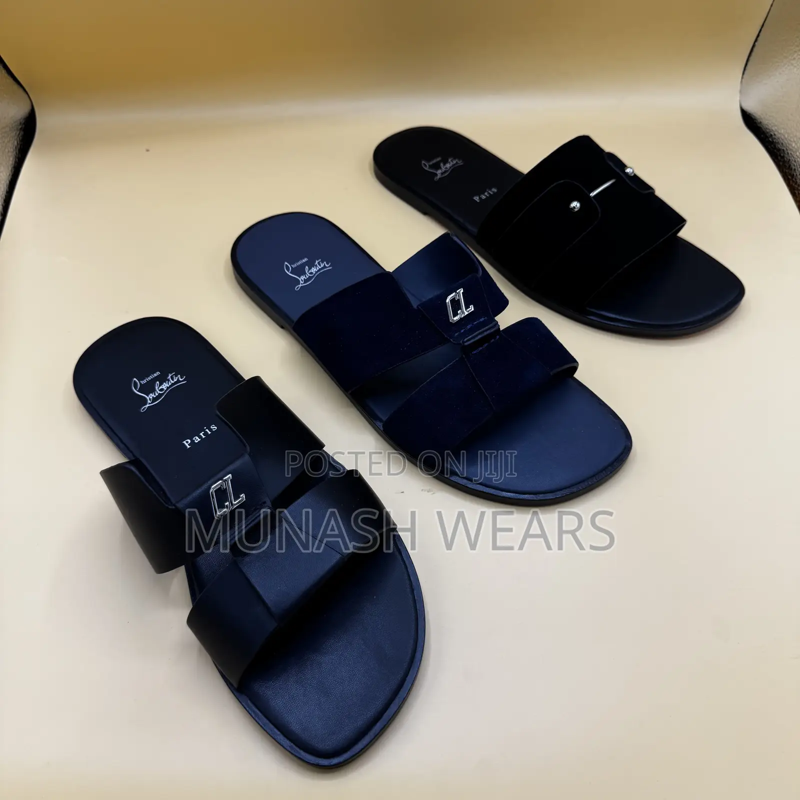 Cl Original Leather Slipers 43-47
